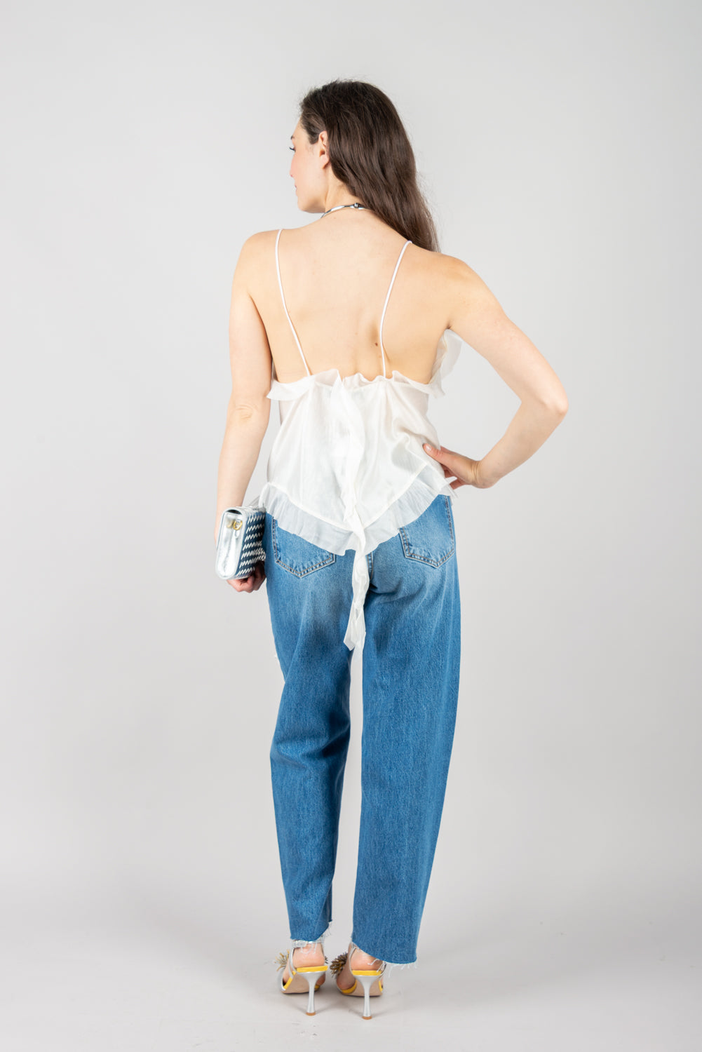 HAVEONE - RMA-N093 - TOP APERTO CON ROUCHES