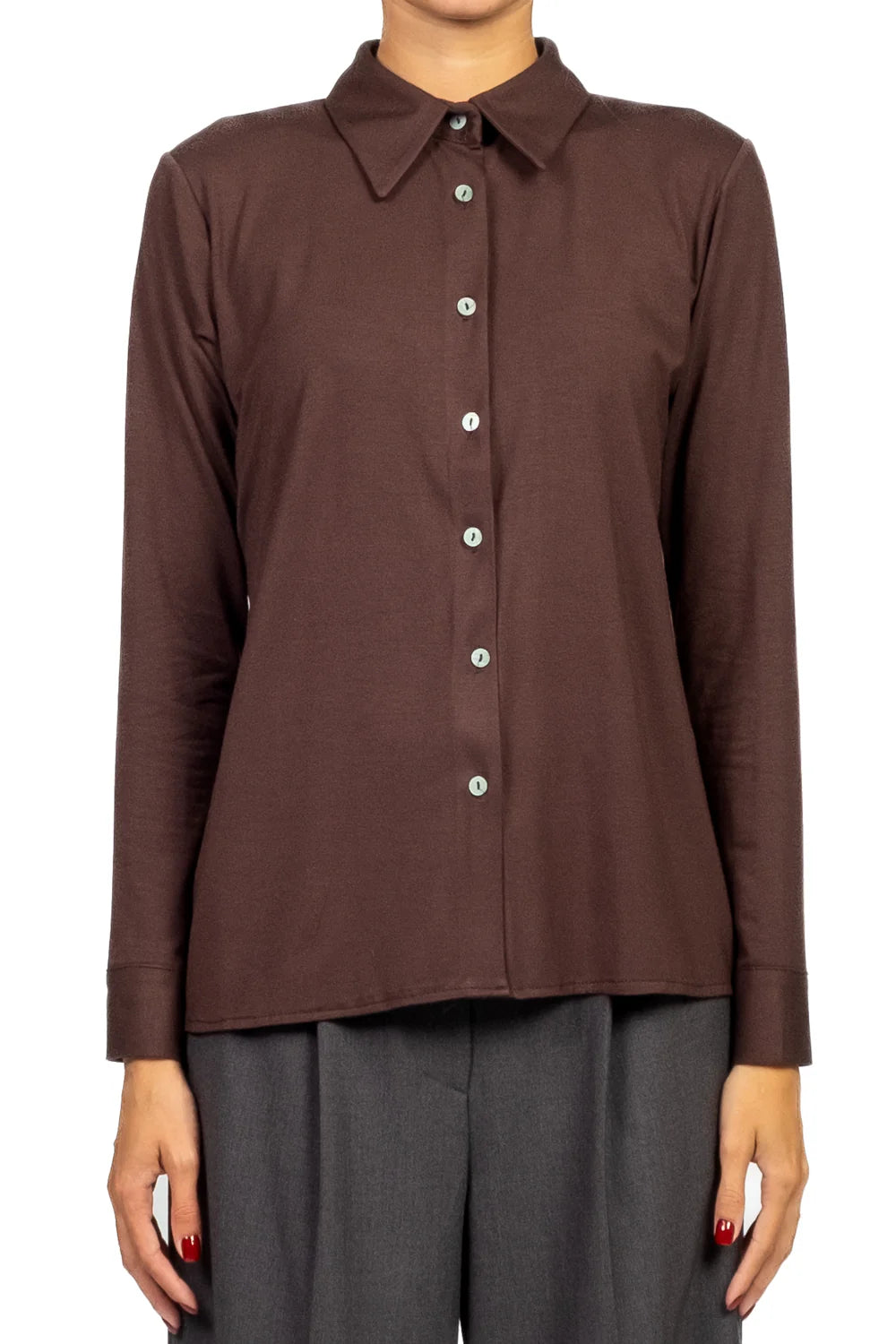 EMUNA - CAMICIA IN JERSEY