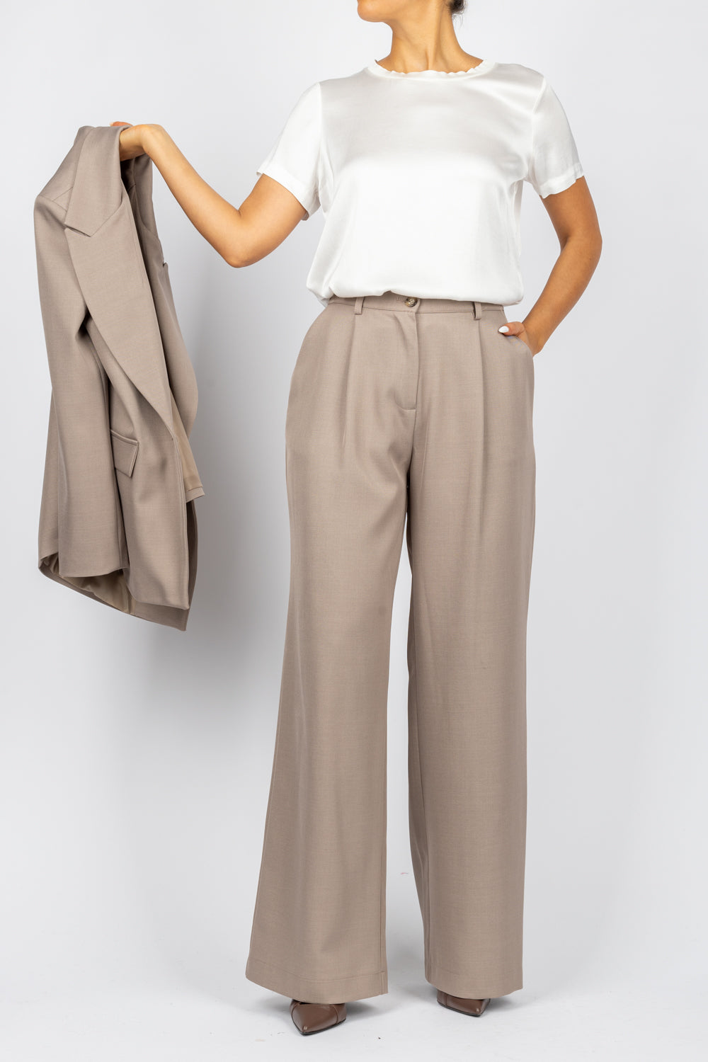 DIXIE - P845K181 - PANTALONE GAMBA DRITTA CON PINCES