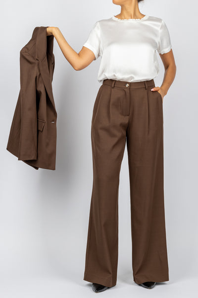 DIXIE - P845K181 - PANTALONE GAMBA DRITTA CON PINCES