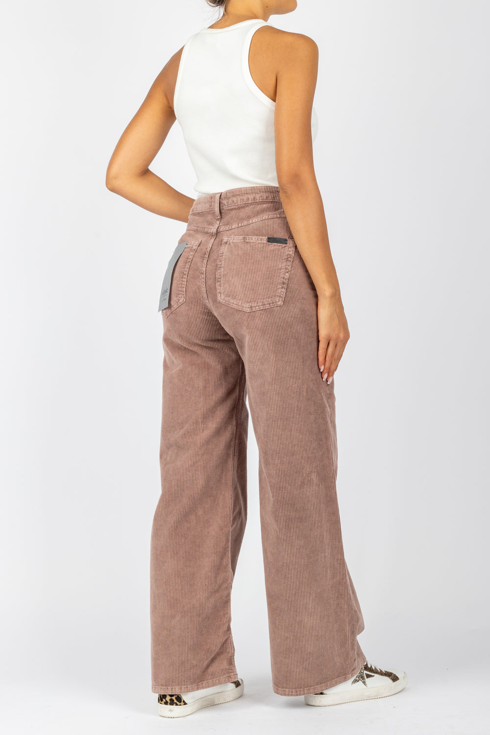 DIXIE - P925K054A - PANTALONE PALLAZZO IN  VELLUTO