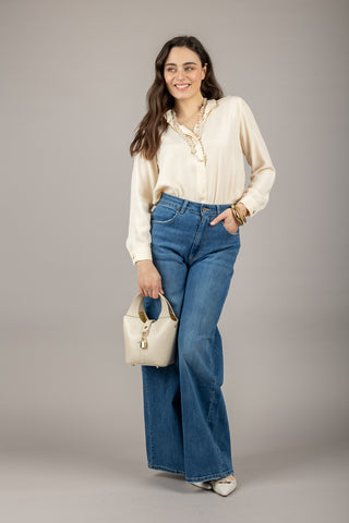 EMUNA - CM13-0037 - CAMICIA MISTO SETA TAGLIO UOMO