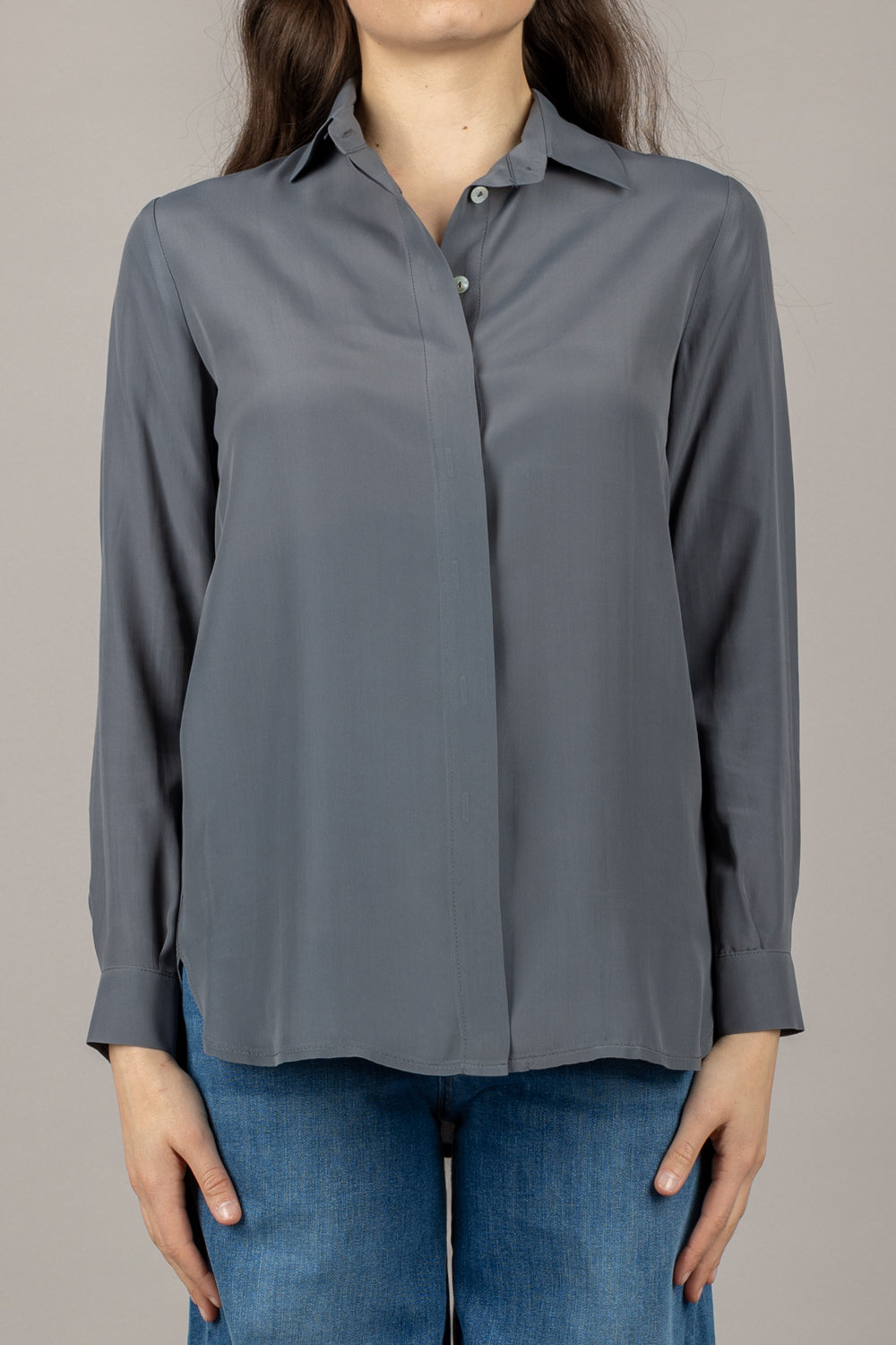 EMUNA - CM13-0037 - CAMICIA MISTO SETA TAGLIO UOMO