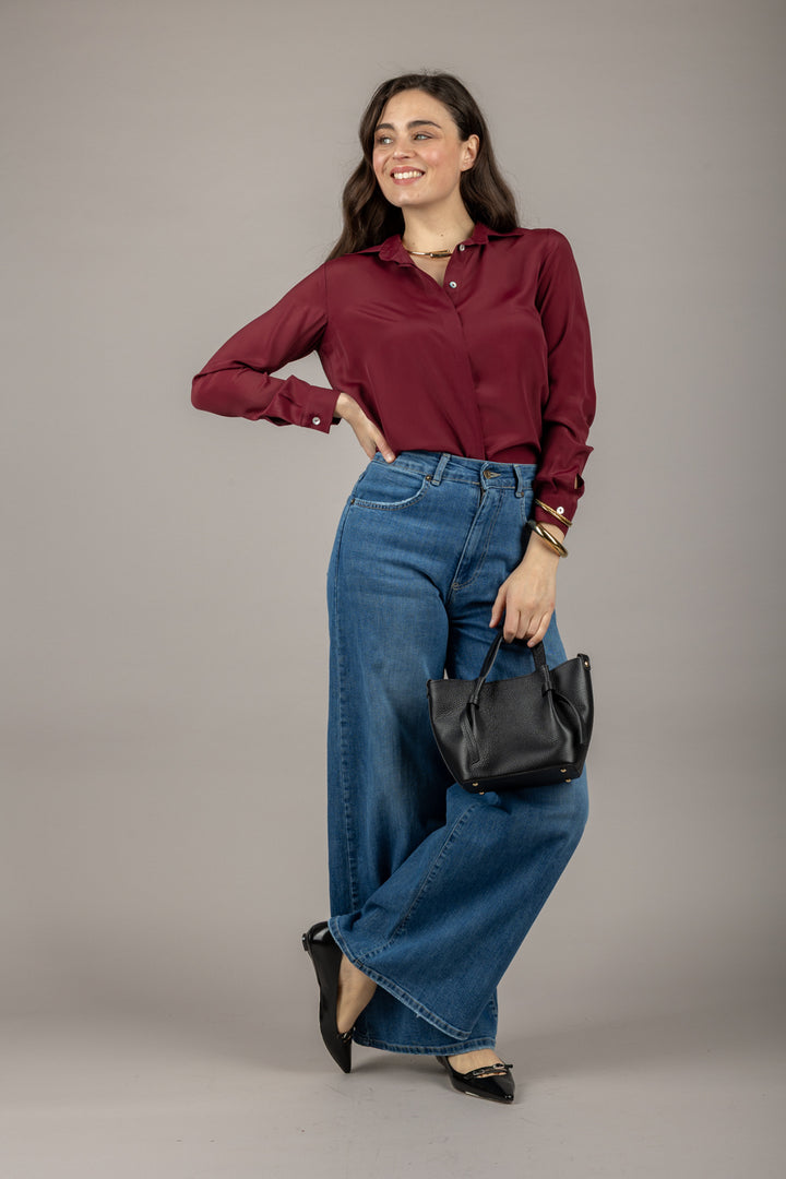 EMUNA - CM13-0037 - CAMICIA MISTO SETA TAGLIO UOMO
