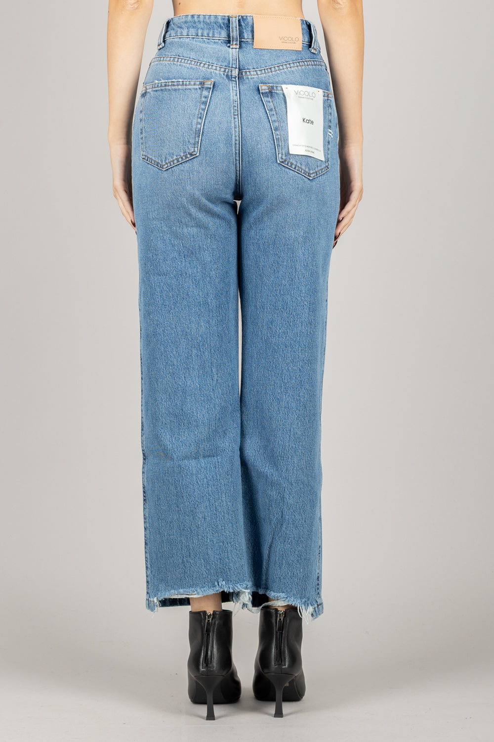 VICOLO - DF5216 - JEANS KATE GAMBA DRITTA
