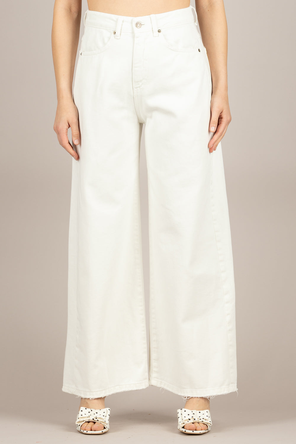 TENSIONE IN - GIUSI-PAINT - PANTALONE BIANCO