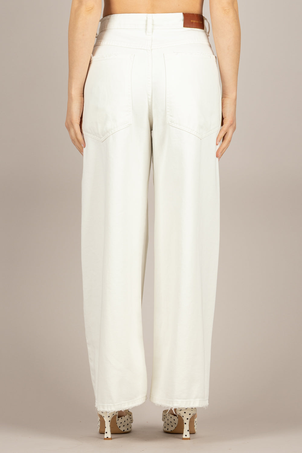 TENSIONE IN - GIUSI-PAINT - PANTALONE BIANCO