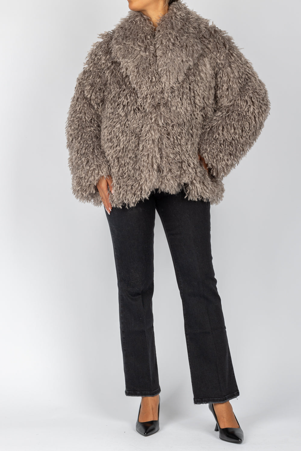 HAVEONE - KSG-M015 - CAPPOTTO PELLICCIA  CORTO