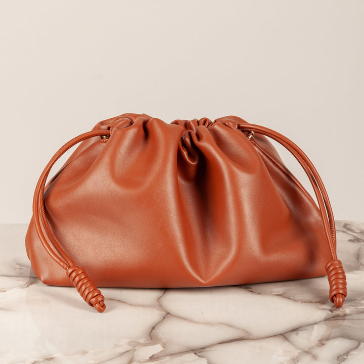 STORY - BORSA ECOPELLE ARRICCIATA