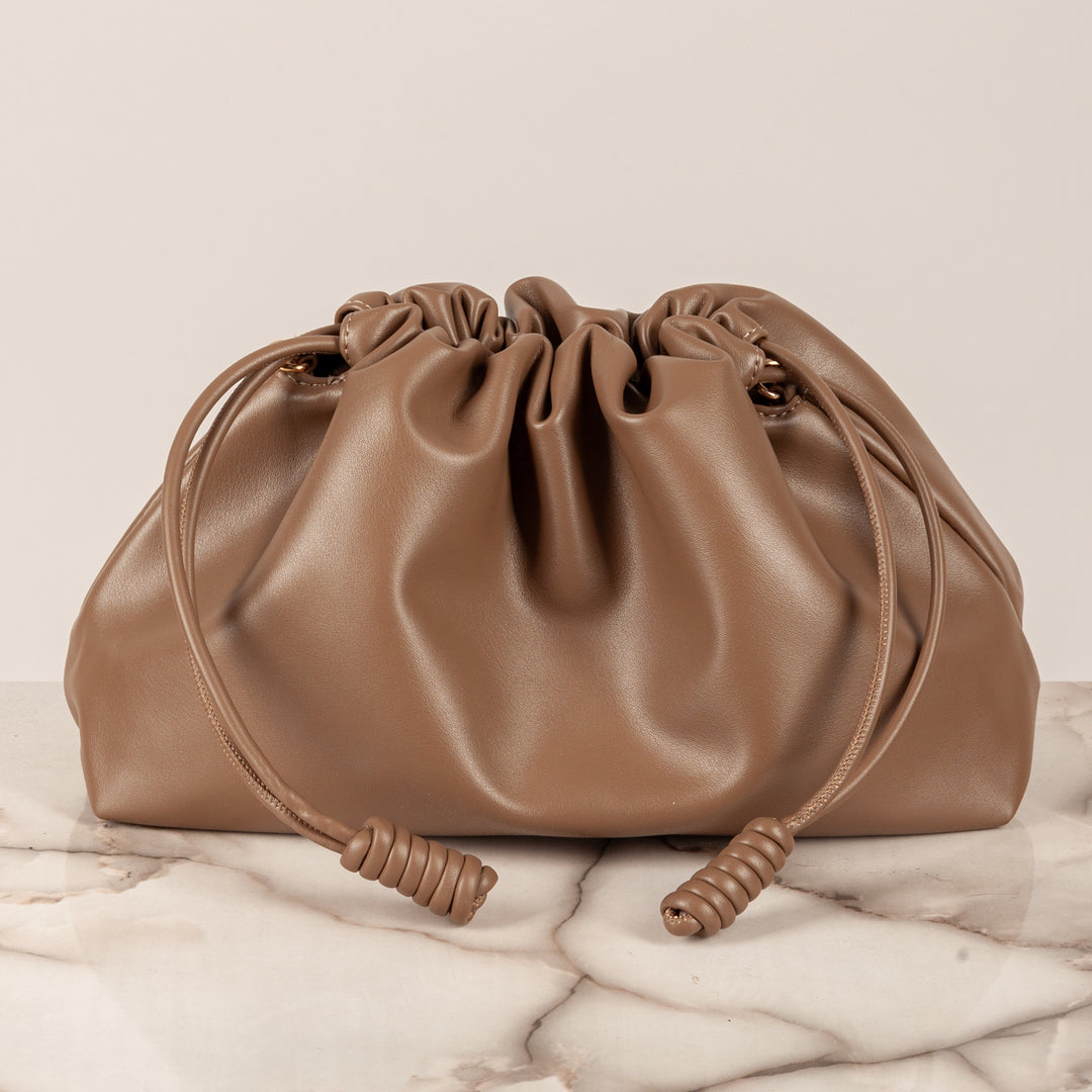 STORY - BORSA ECOPELLE ARRICCIATA