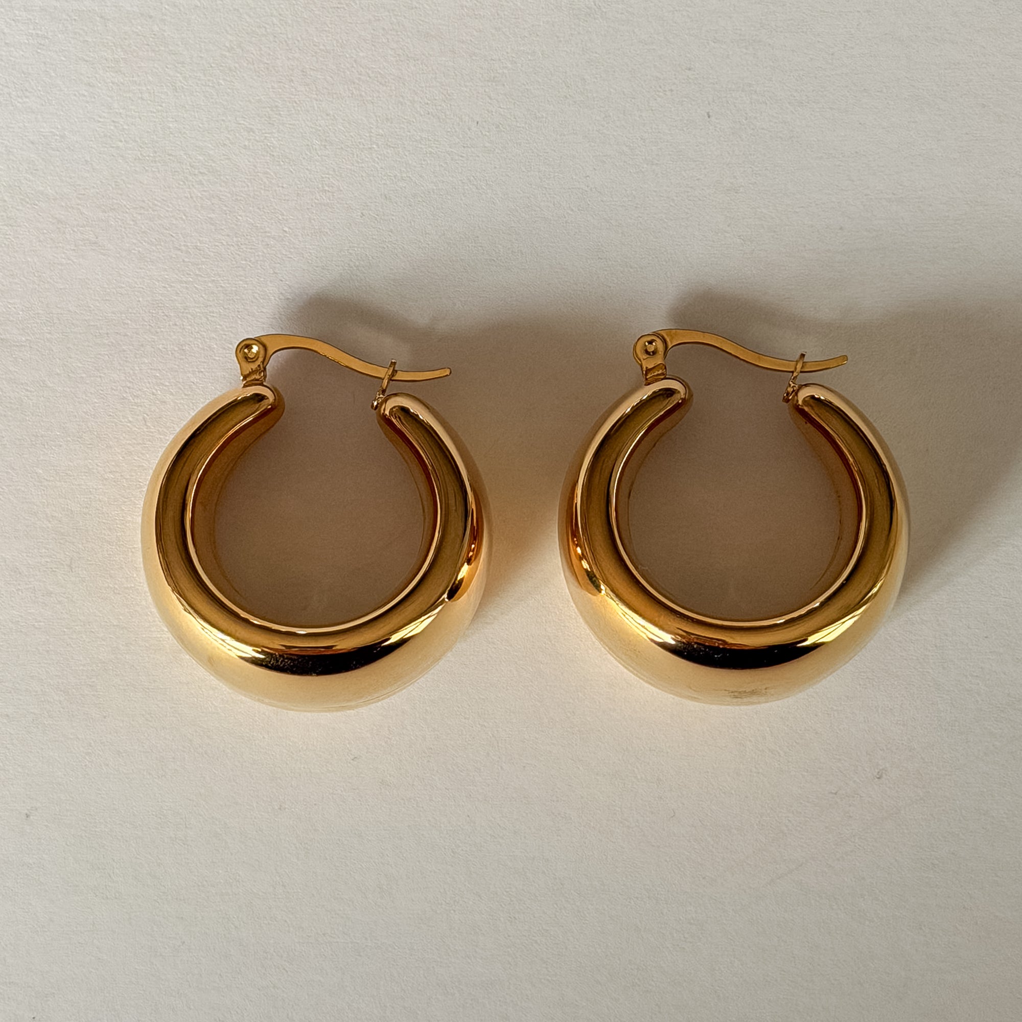 EMUNA' - ORECCHINI A CERCHIO PICCOLI - ORO