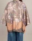 DIXIE - JDHP1OI - KIMONO FANTASIA IN SATIN ROSA