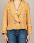 HAVEONE - JNO-Q119 - GIACCA BOUCLE' ORANGE