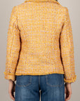 HAVEONE - JNO-Q119 - GIACCA BOUCLE' ORANGE