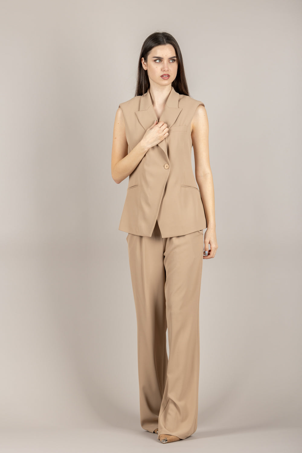 DIXIE - L845A019 - GILET CAMMELLO