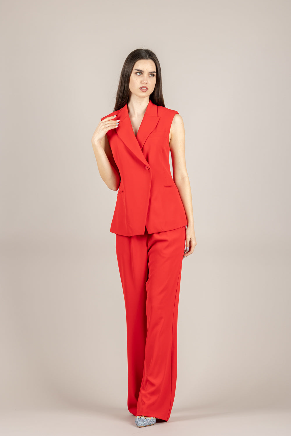 DIXIE - L845A019 - GILET ROSSO