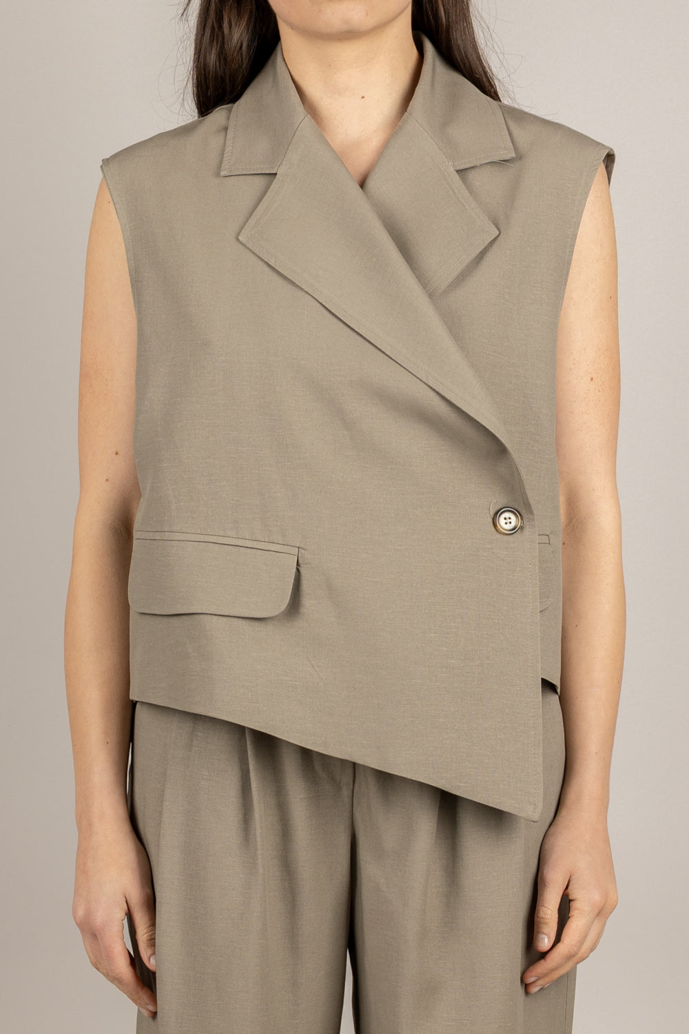 DIXIE - L845A021 - GILET FANGO