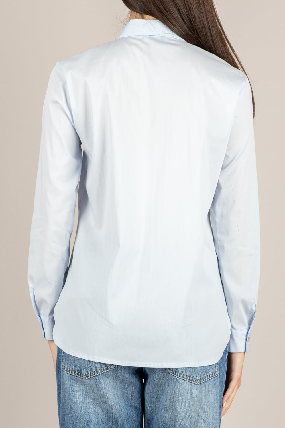 EMUNA' - LUDOVICA - CAMICIA CELESTE 