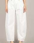 BLOOM - LUNA-COLOR - JEANS BARREL BIANCO
