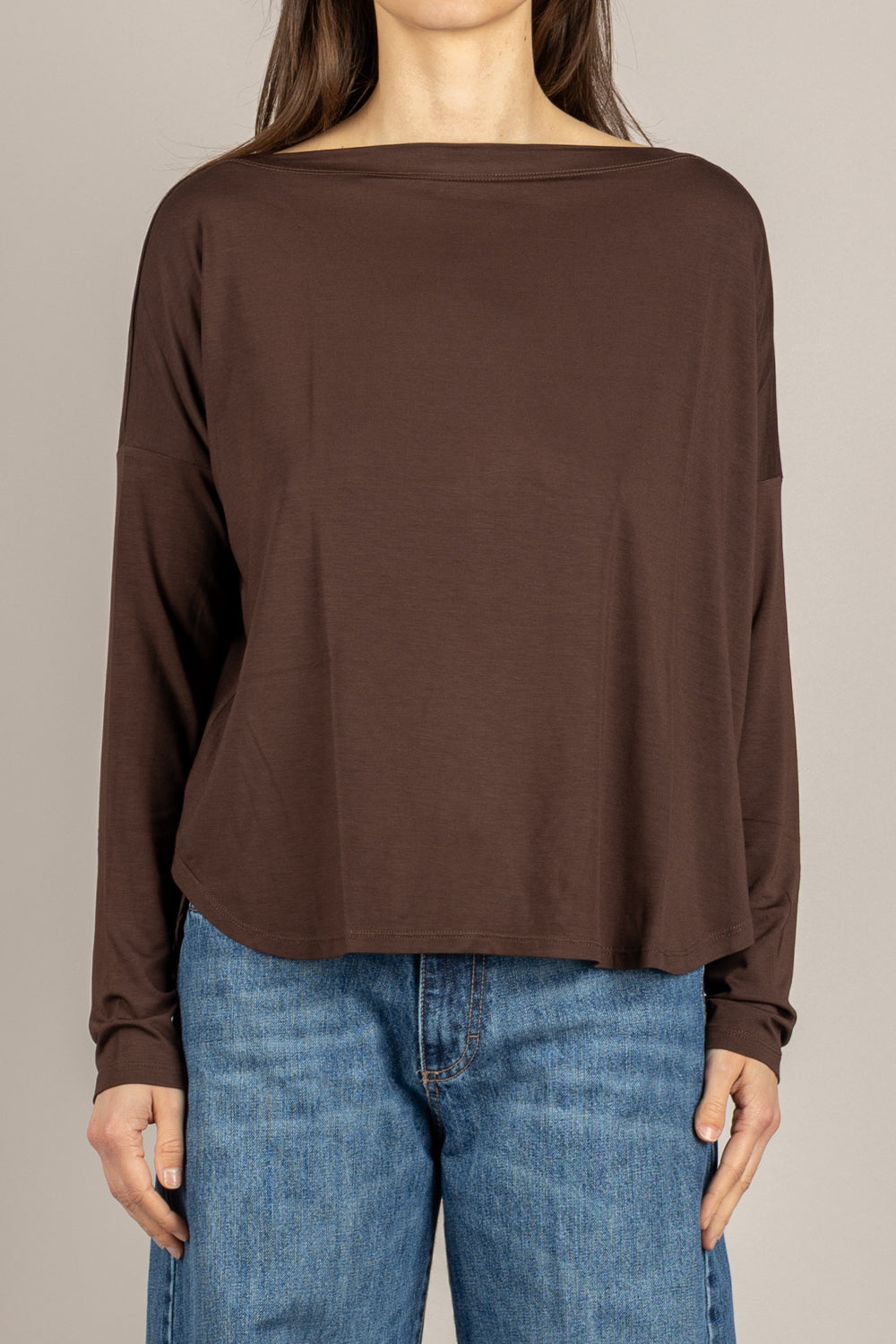 KONTATTO - MR6000C - BLUSA CIOCCOLATO 