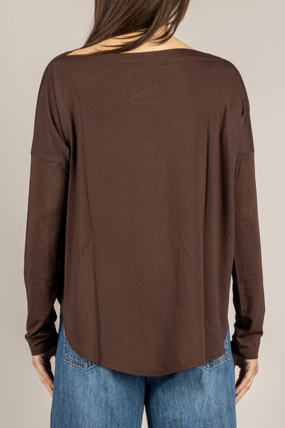 KONTATTO - MR6000C - BLUSA CIOCCOLATO 