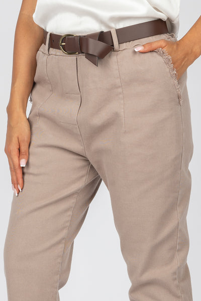 MOTEL - PA5054 - PANTALONE TASCA SFRANGIATA