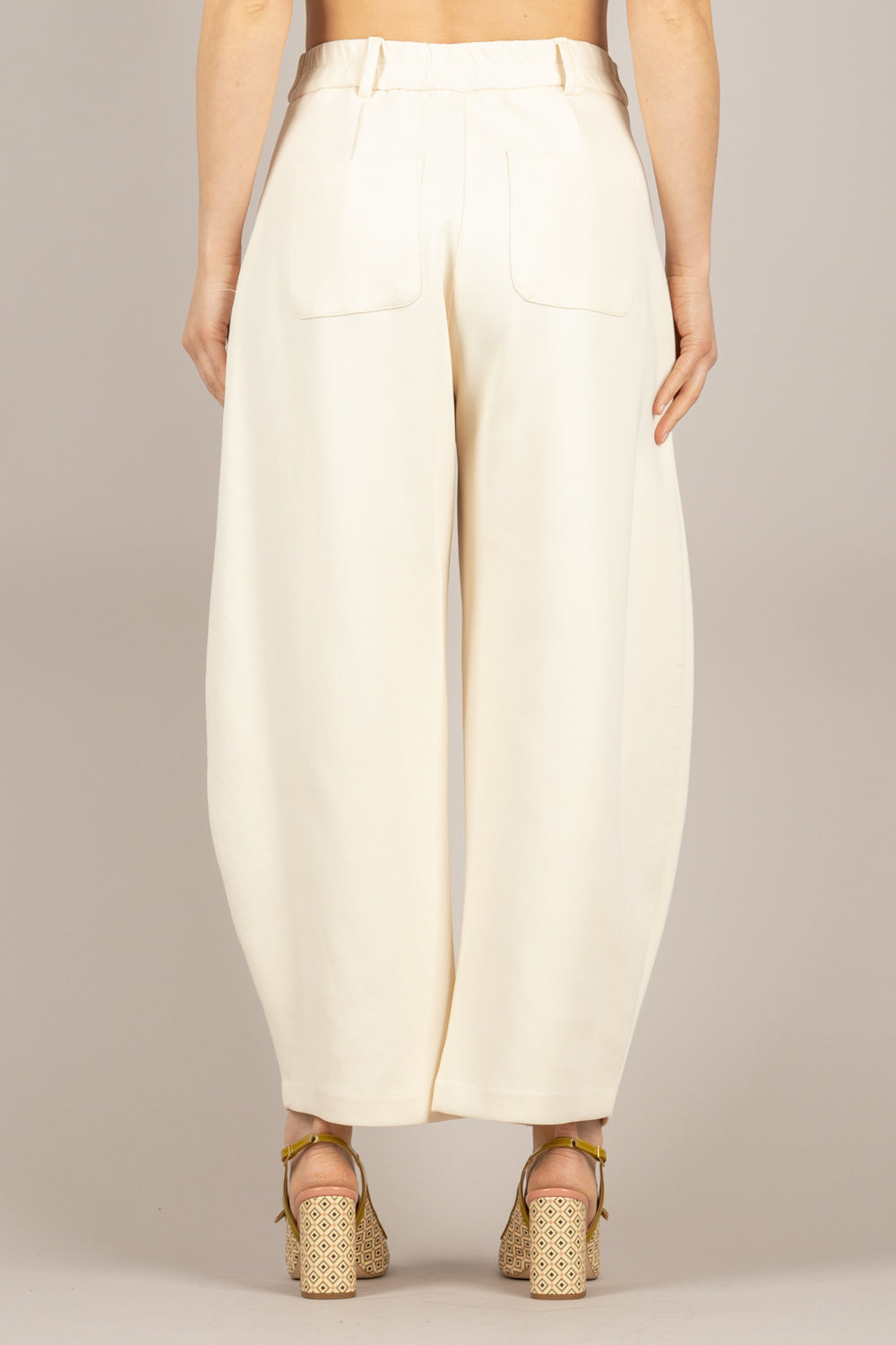 DIXIE - P041A182 - PANTALONE AVORIO 