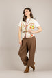 DIXIE - P041A182 - PANTALONE TABACCO 