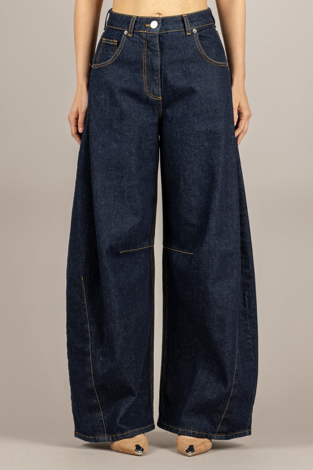 TENSIONE IN - P314J110W000 - PANTALONE LOUVRE VAR. UNICA