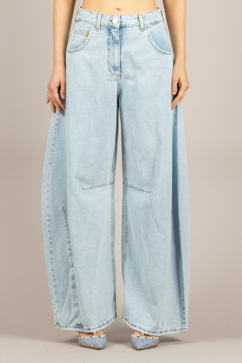 TENSIONE IN - P314J119W642 - PANTALONE LOUVRE VAR. UNICA