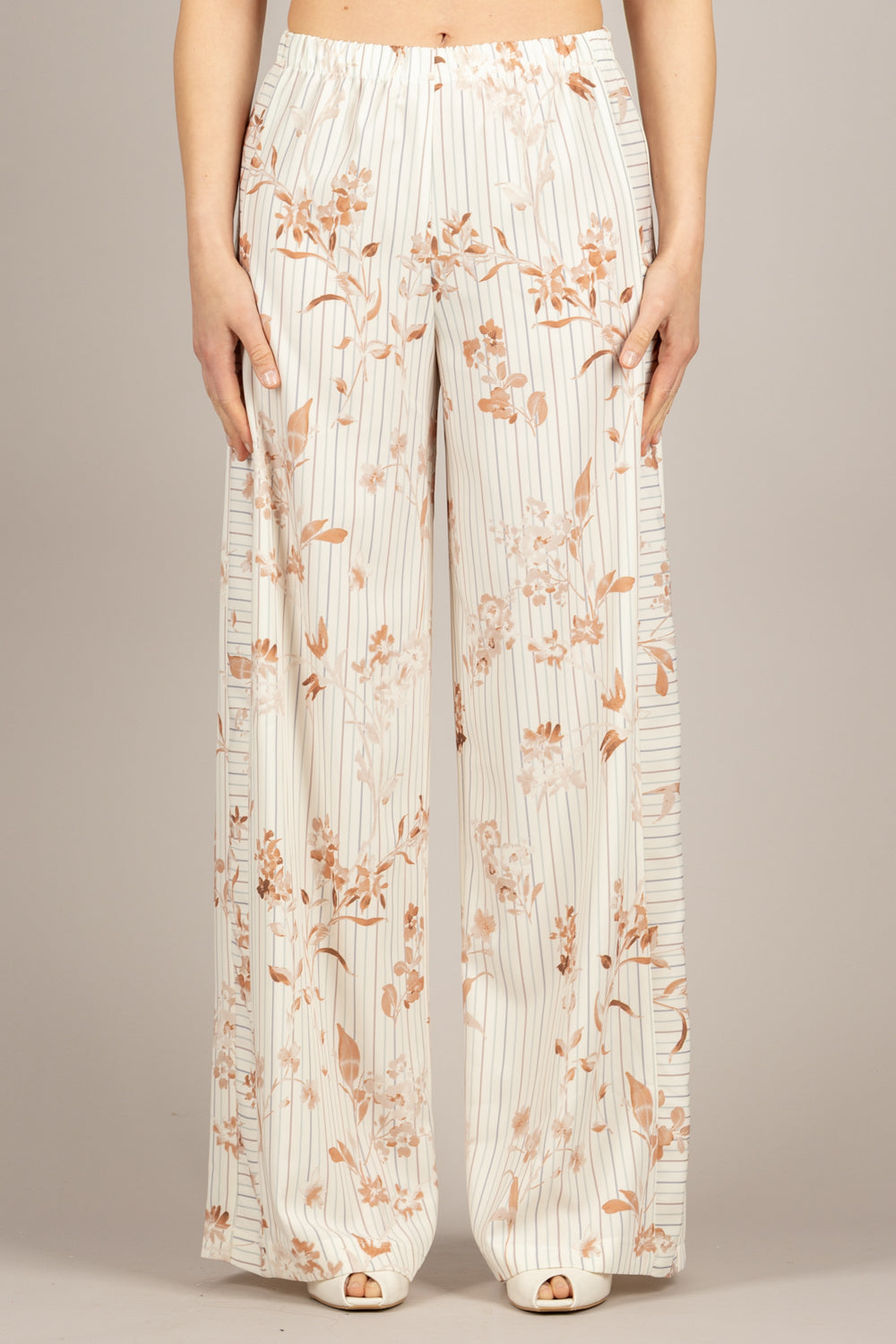 IMPERIAL - P6L8LMV - PANTALONE PANNA/RUGGINE