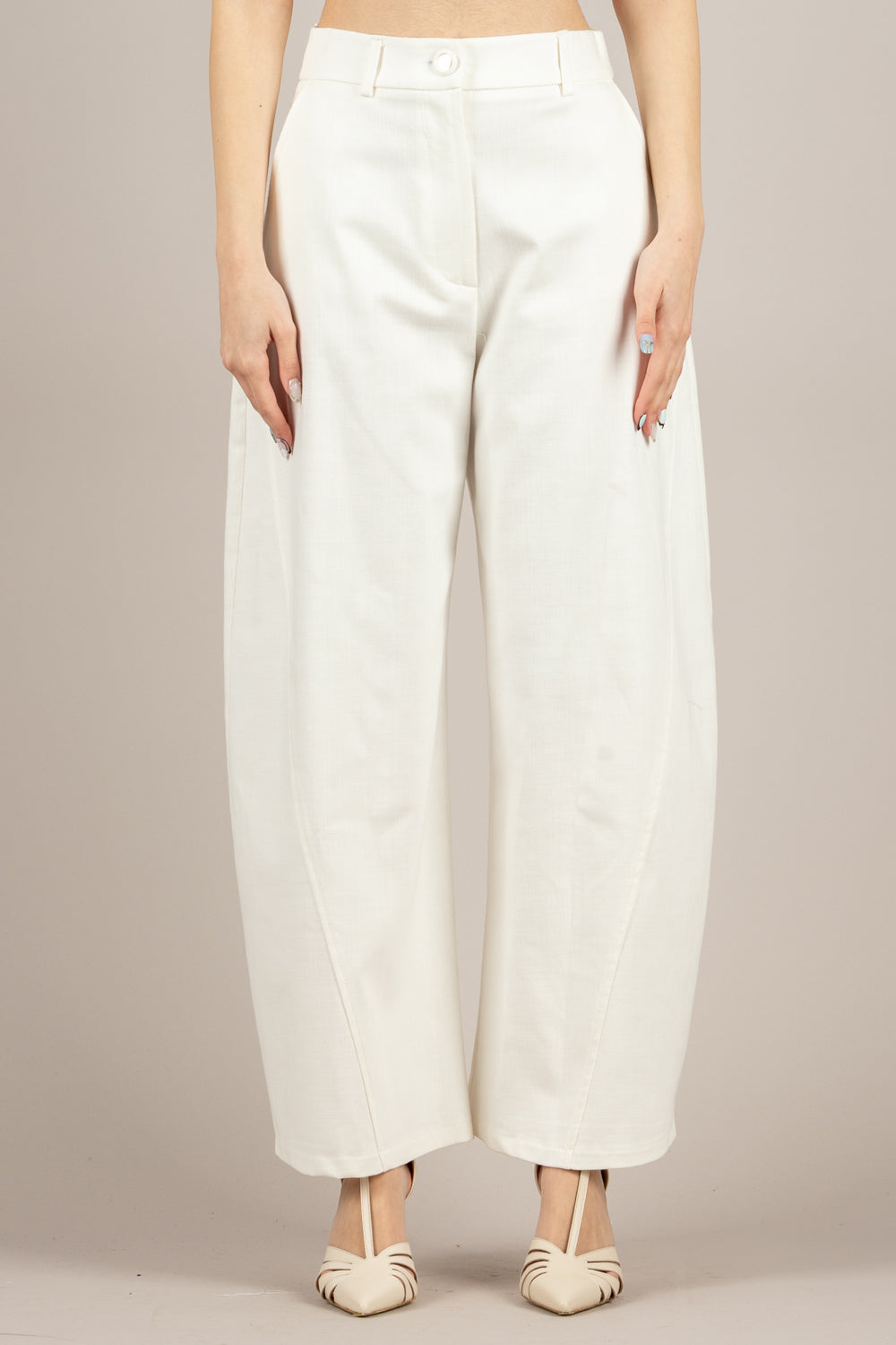 IMPERIAL - P6M3LQW - PANTALONE OFF-WHITE