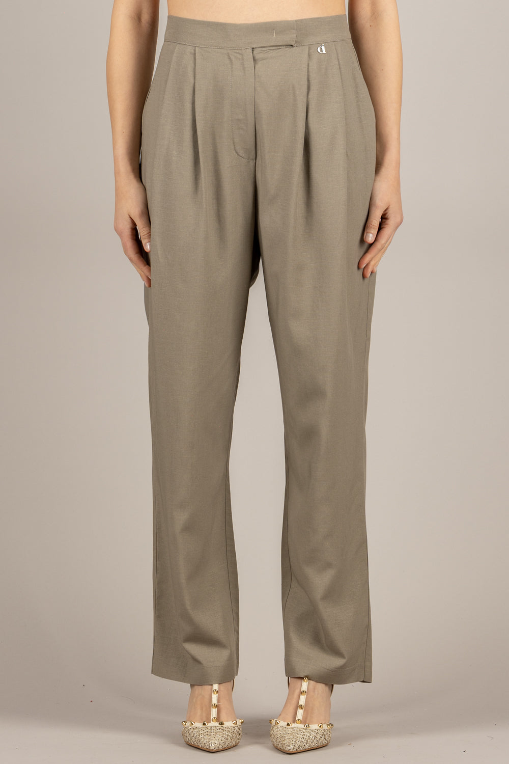 DIXIE - P845A217 - PANTALONE FANGO