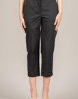 DIXIE - PDZ2JEA - PANTALONE CROP GAMBA DRITTA NERO