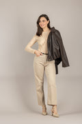 TENSIONE IN - PE260094 - MAGLIA BEIGE