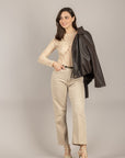 TENSIONE IN - PE260094 - MAGLIA BEIGE