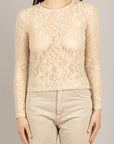 TENSIONE IN - PE260094 - MAGLIA BEIGE