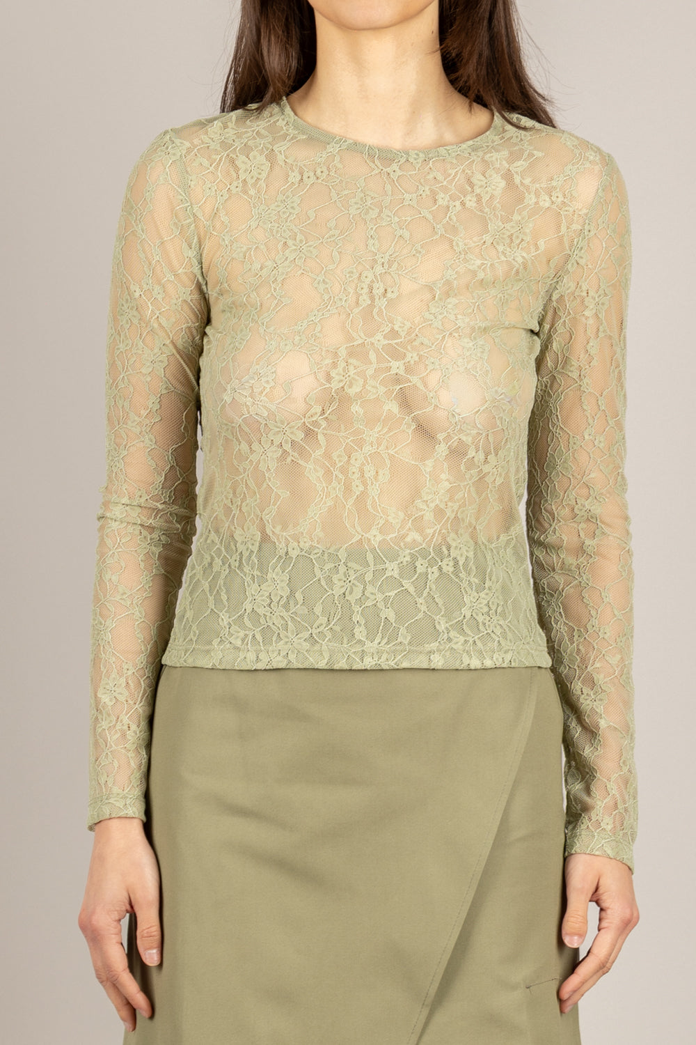 TENSIONE IN - PE260094 - MAGLIA SALVIA