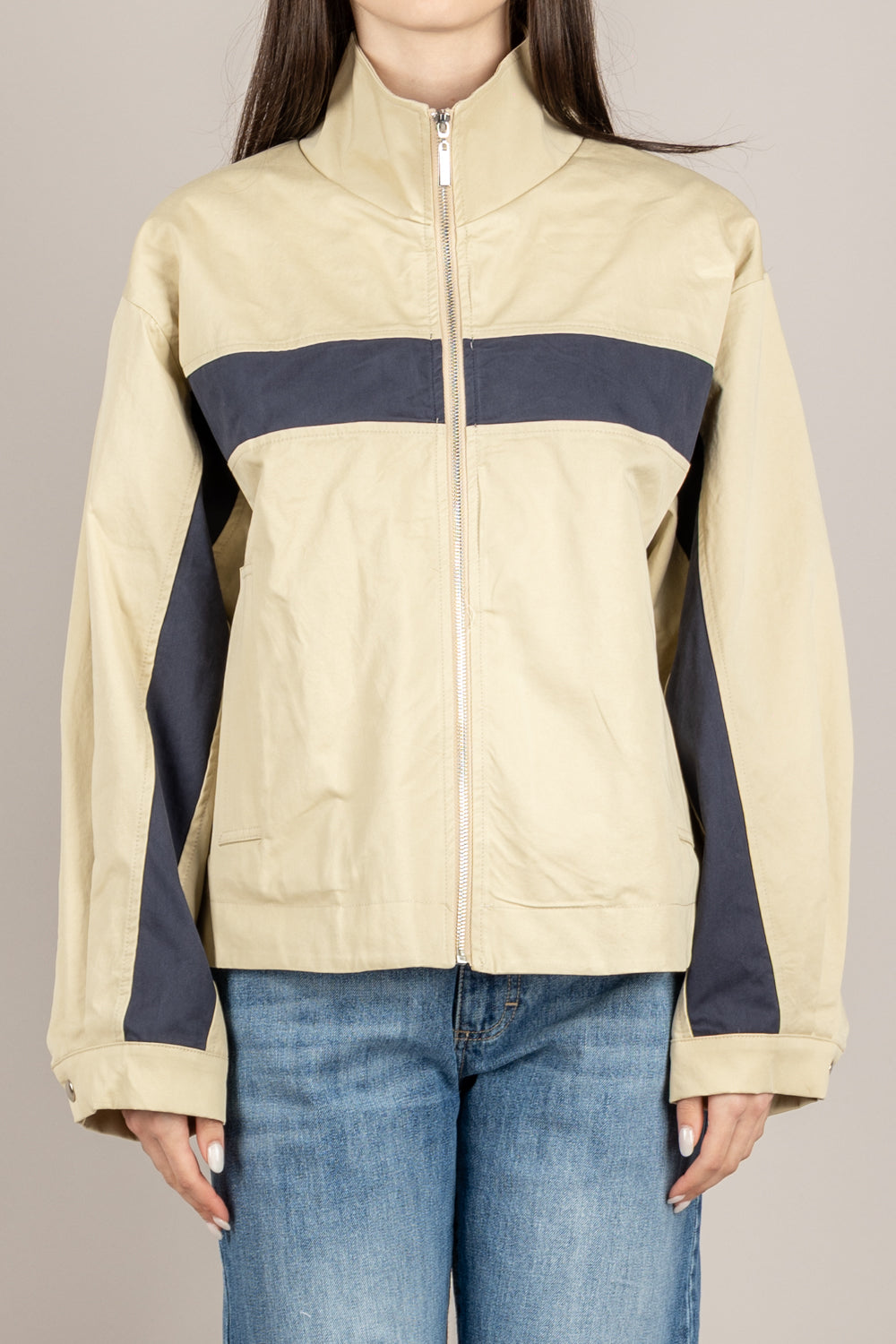 TENSIONE IN - PE260097 - FELPA BEIGE GHIACCIO