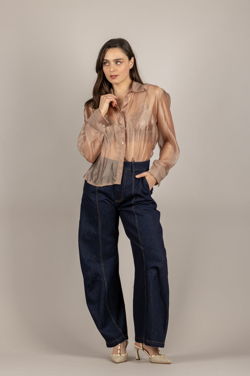 TENSIONE IN - PE260110 - CAMICIA BRONZO