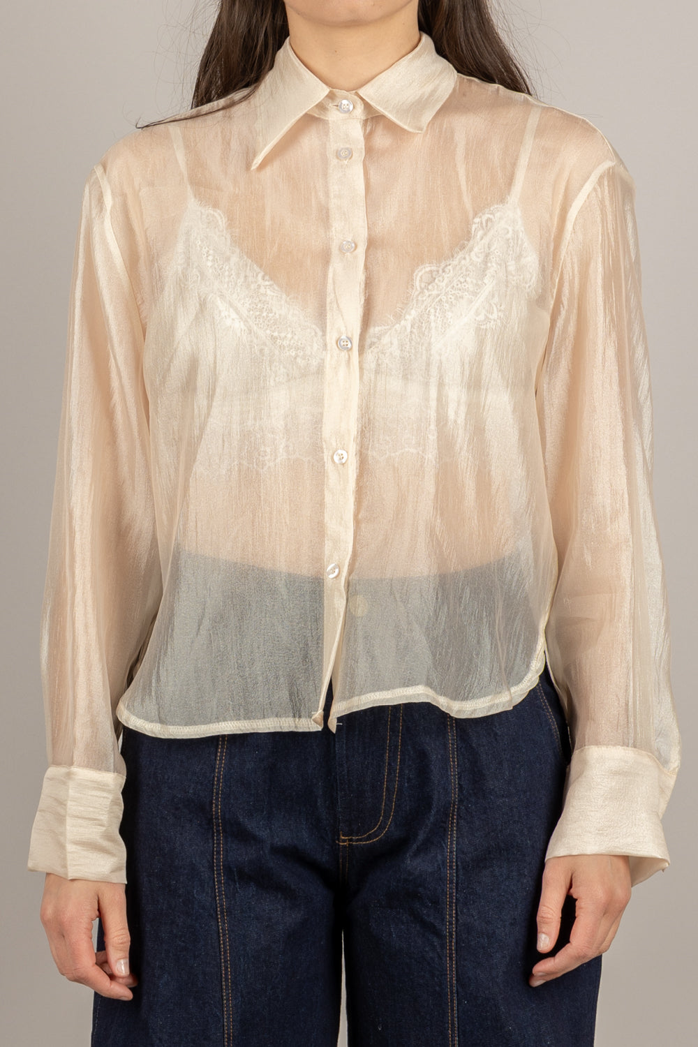 TENSIONE IN - PE260110 - CAMICIA BURRO