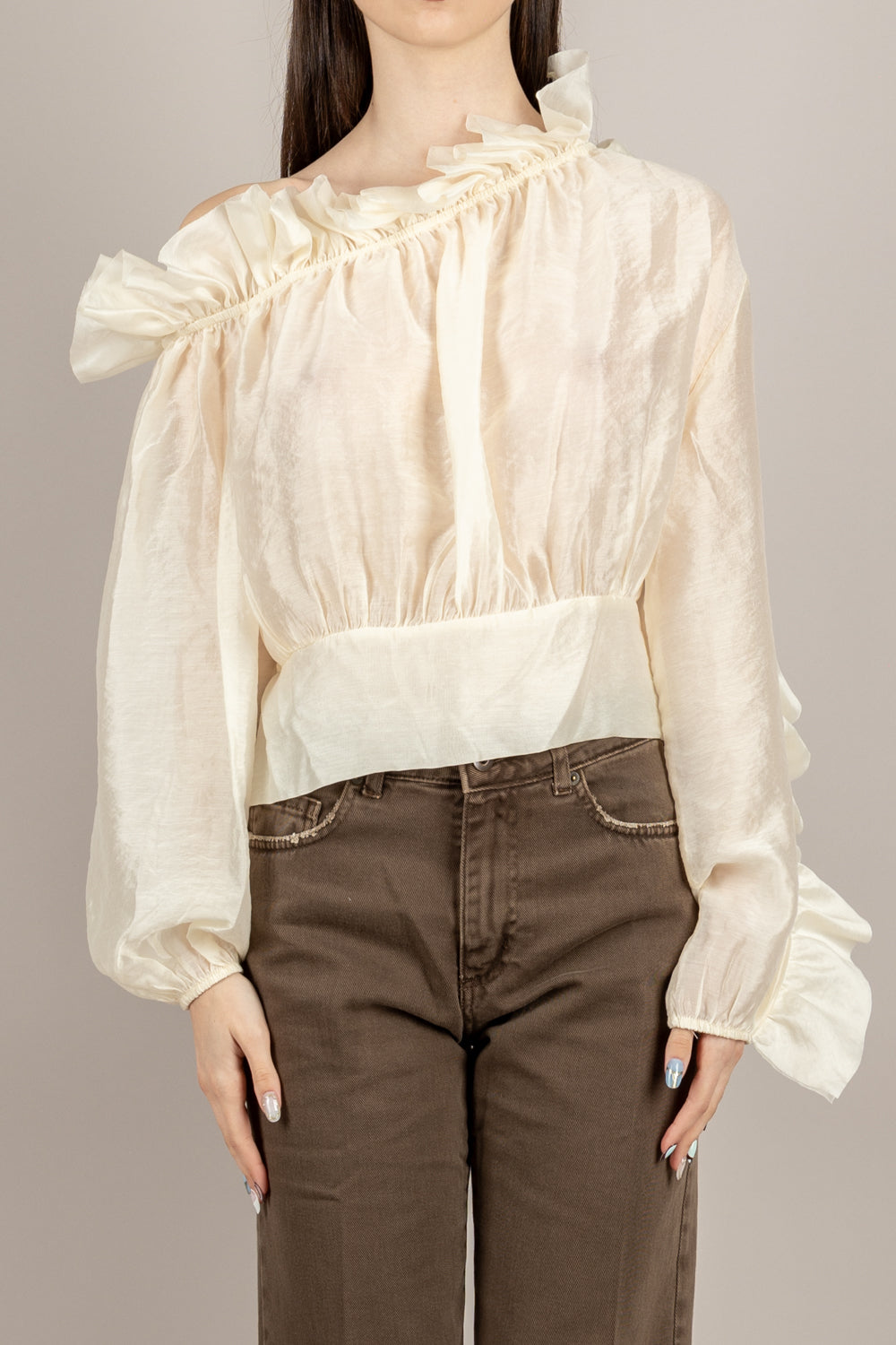 TENSIONE IN - PE260125 - BLUSA BURRO