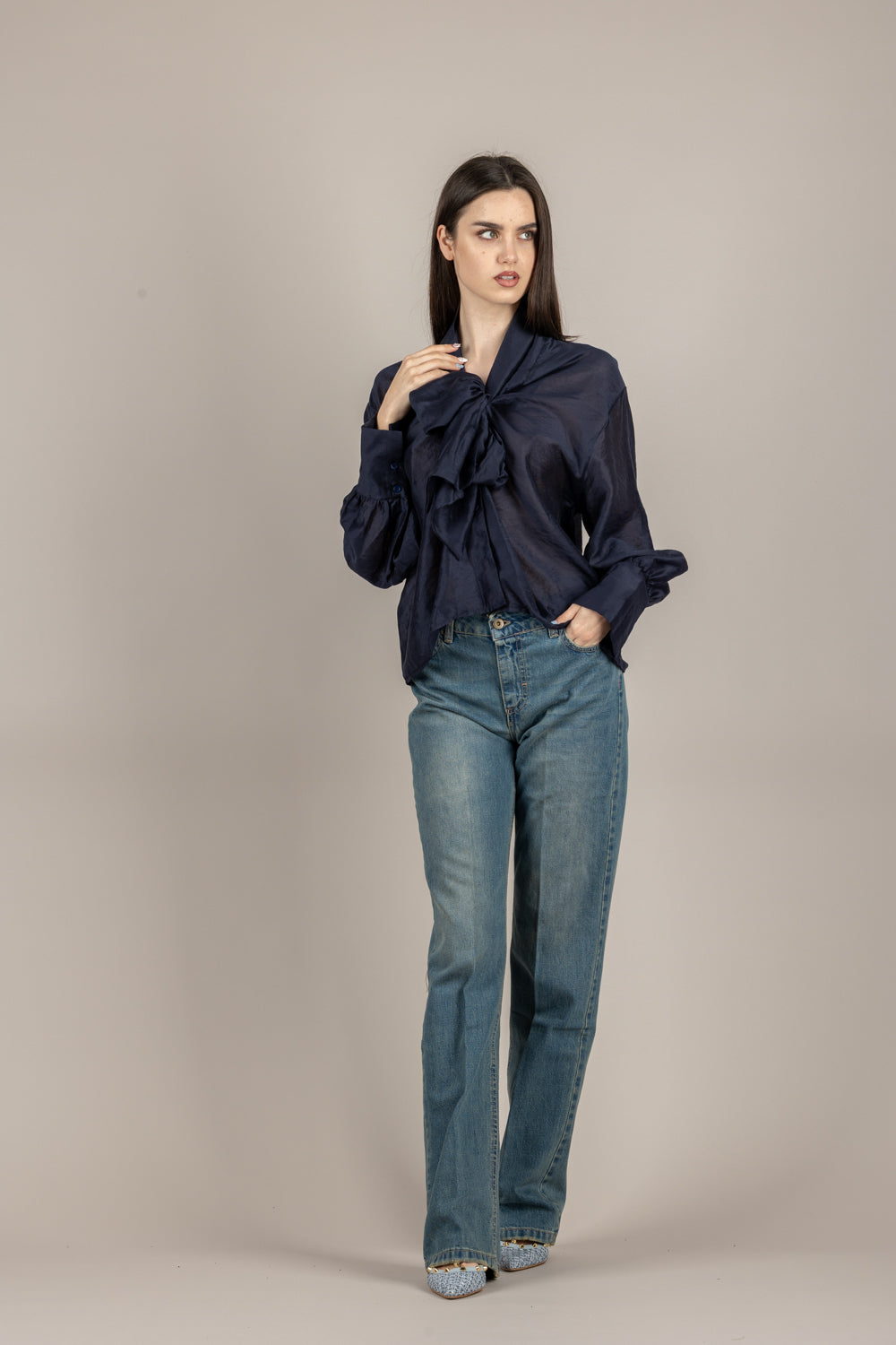 TENSIONE IN - PE260140 - BLUSA BLU