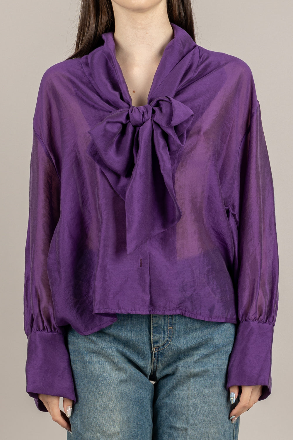 TENSIONE IN - PE260140 - BLUSA VIOLA