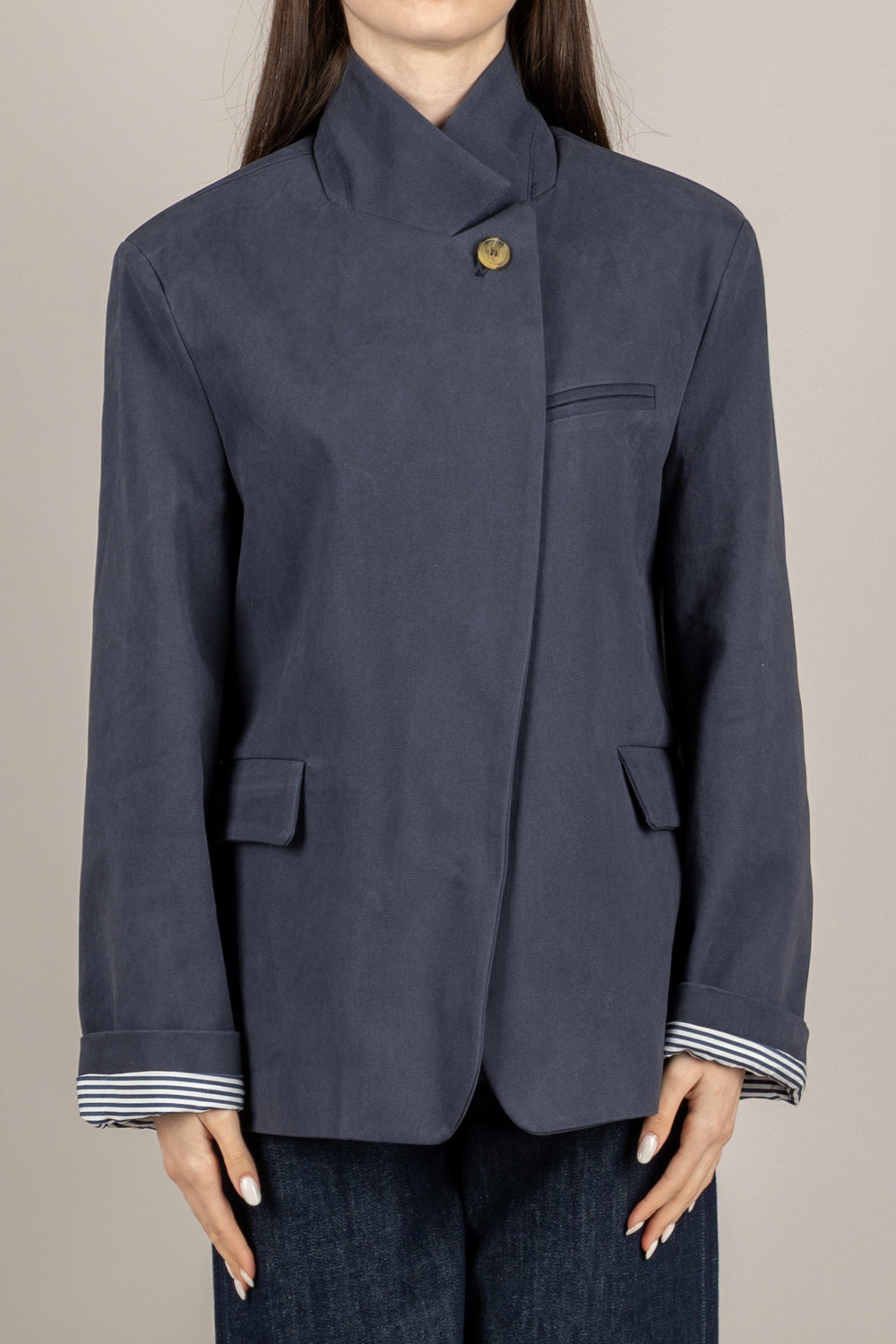 TENSIONE IN - QS733 - GIACCA BLU/BLU