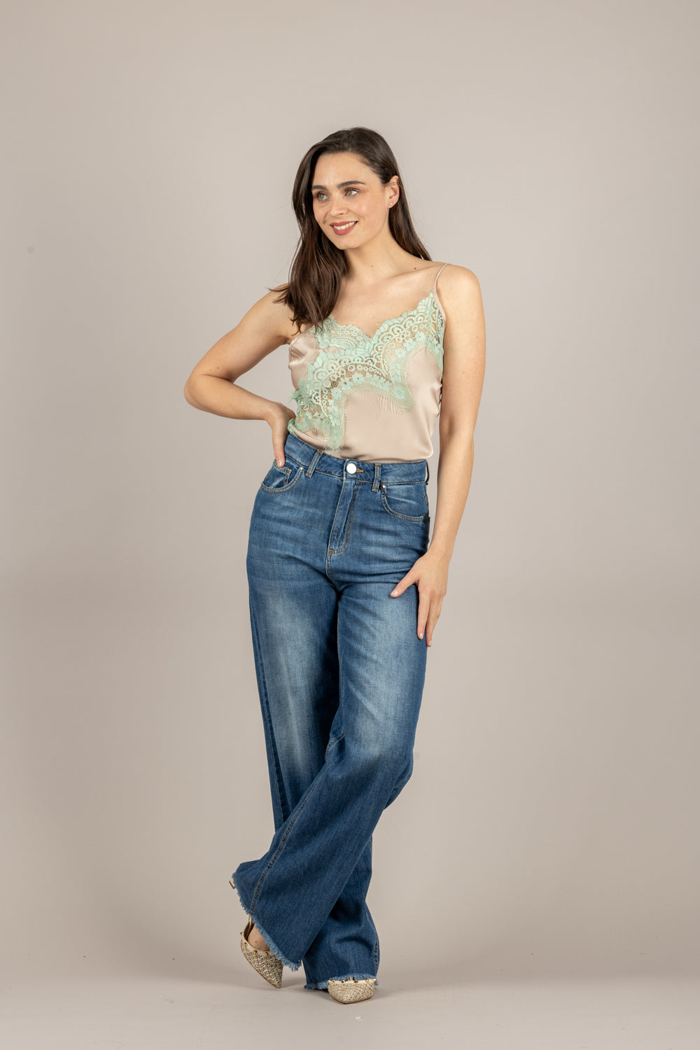 DIXIE - R067A040 - CANOTTA MASTICE