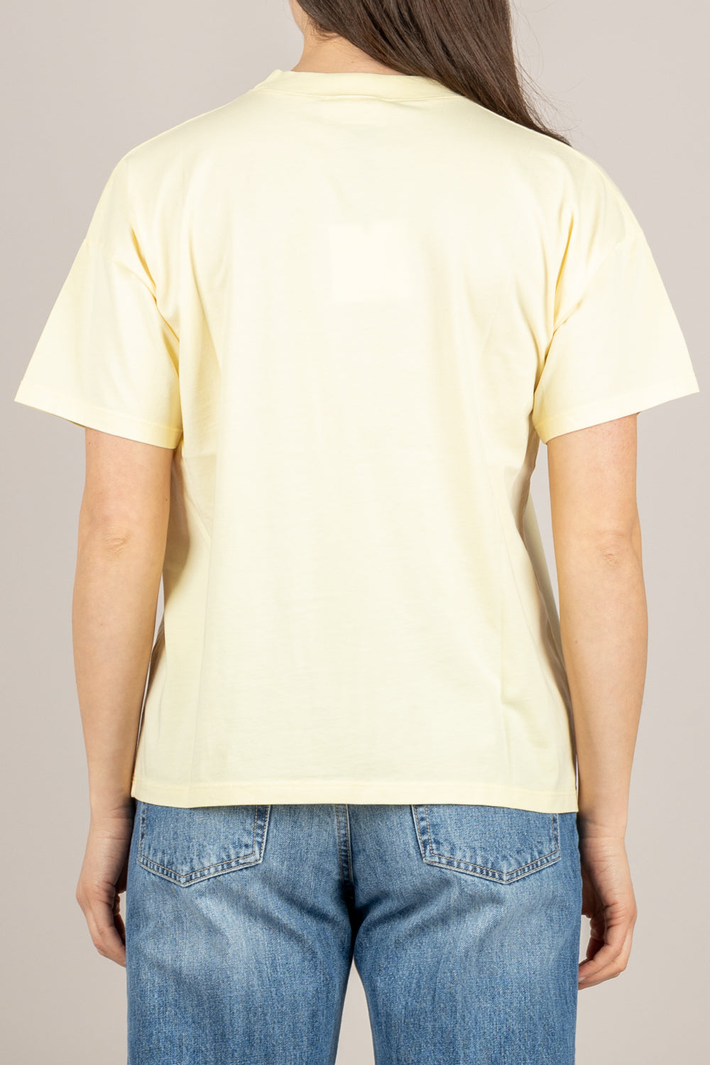 VICOLO - RAB0481 - T-SHIRT GIALLO PAGLIERINO