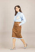 TENSIONE IN - S26C809 - CAMICIA CIELO