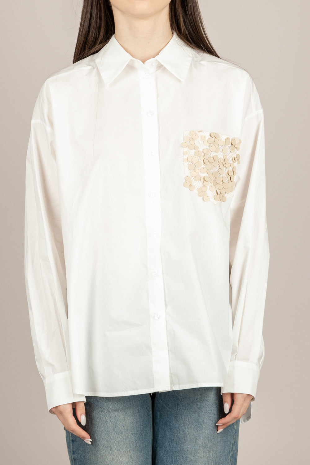 TENSIONE IN - S26C809 - CAMICIA NATURALE