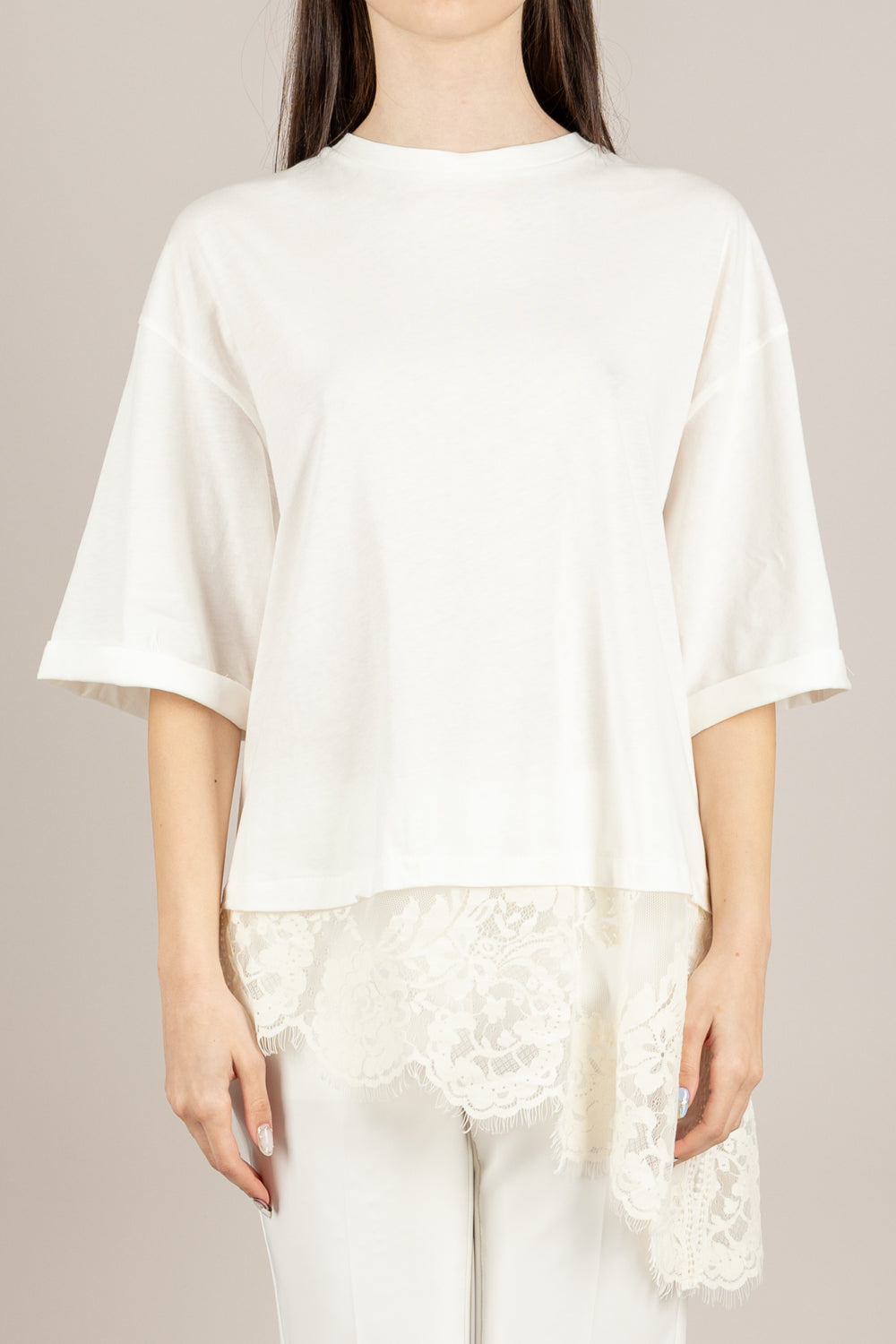 TENSIONE IN - S26M665 - MAGLIA NATURALE